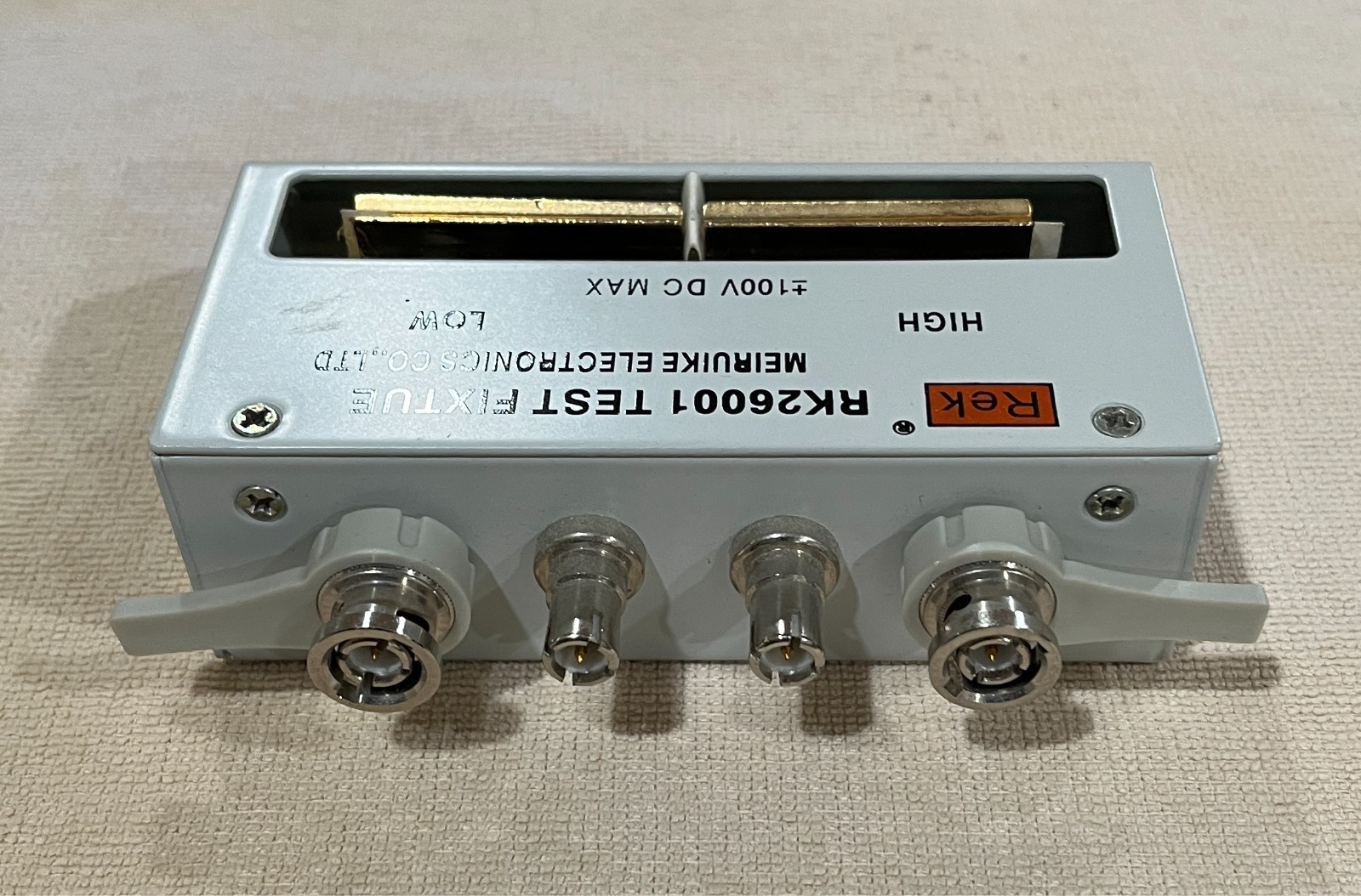 REK RK26001 Test Fixture Meiruike Electronics Co. LTD
