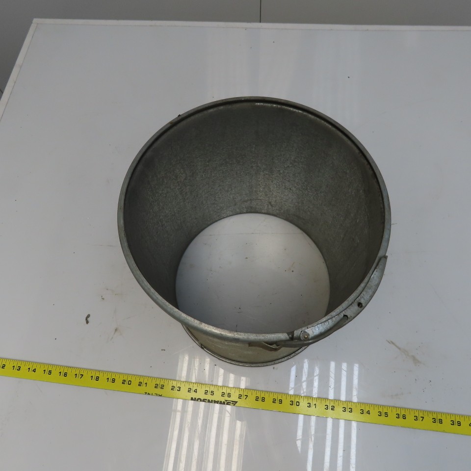 Quick-Clamp Rolled Edge Duct Nipple 10″ Dia x 11″ Galvanized Steel W/Clamp