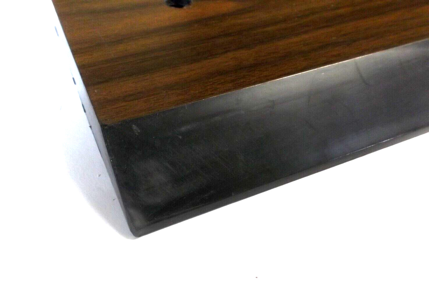 5 sets Trophy Parts for 2 post style cherry finish weighted plastic base and lid