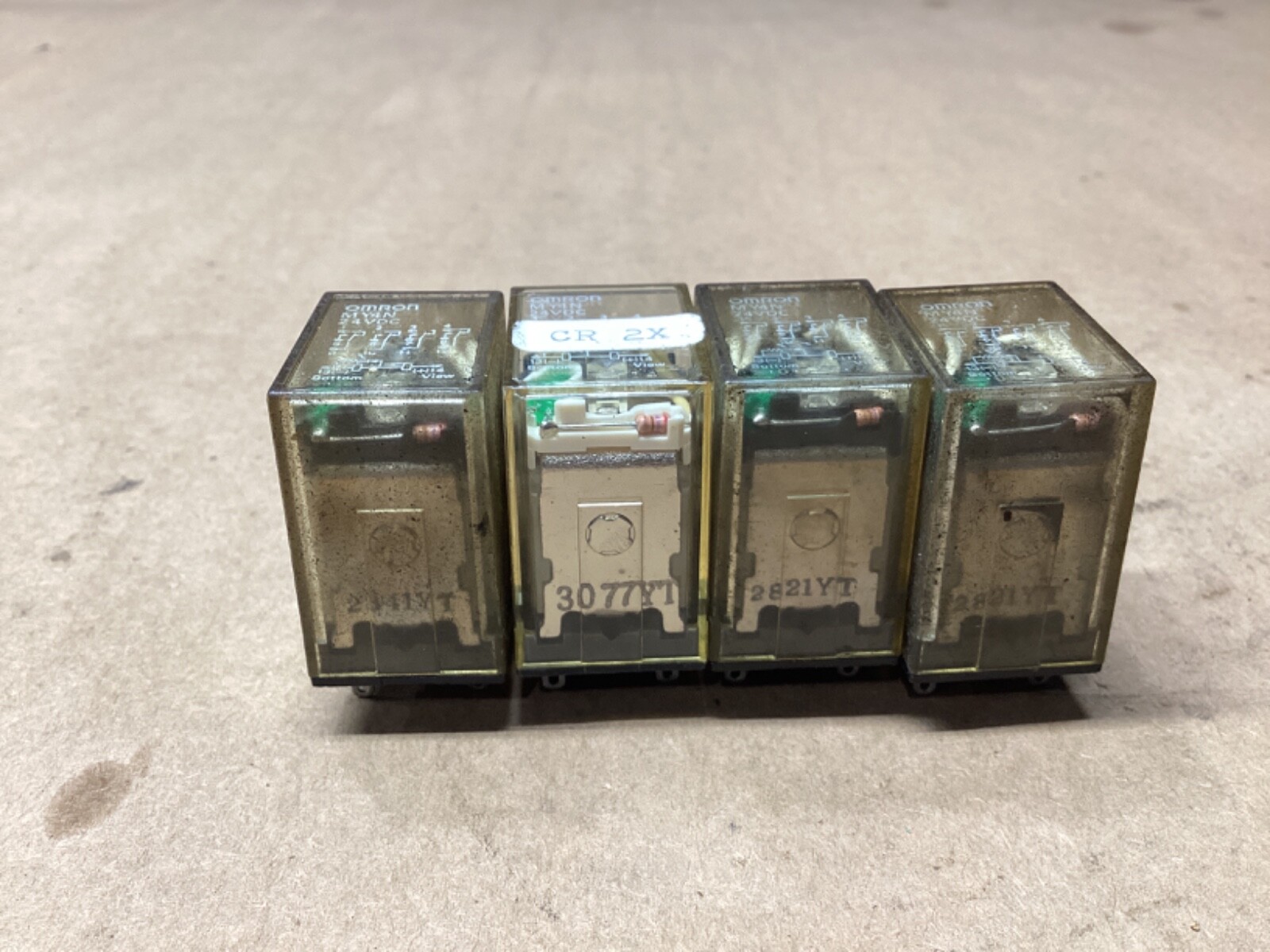 Lot of 4 Omron MY4N 24VDC Relay #109L79