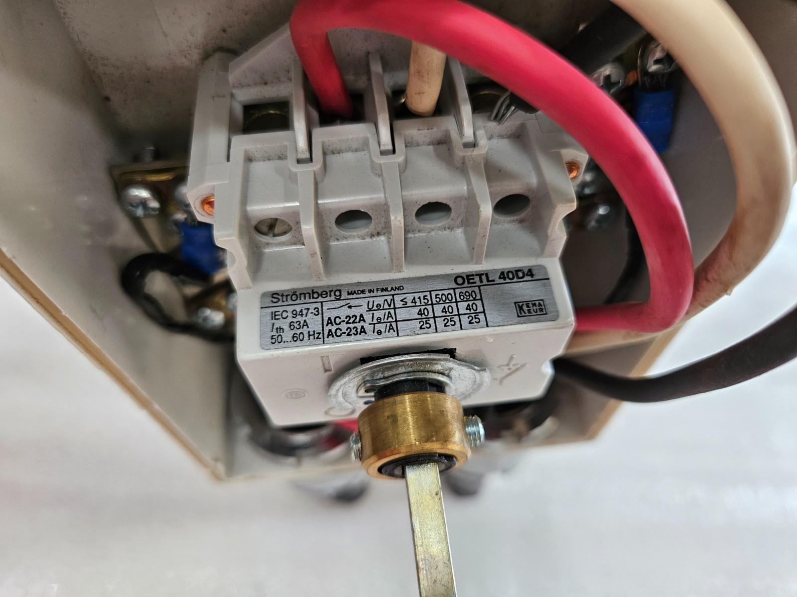 STROMBERG OETL 40DE4B IP65 IEC-947-3 OETL40DE4B