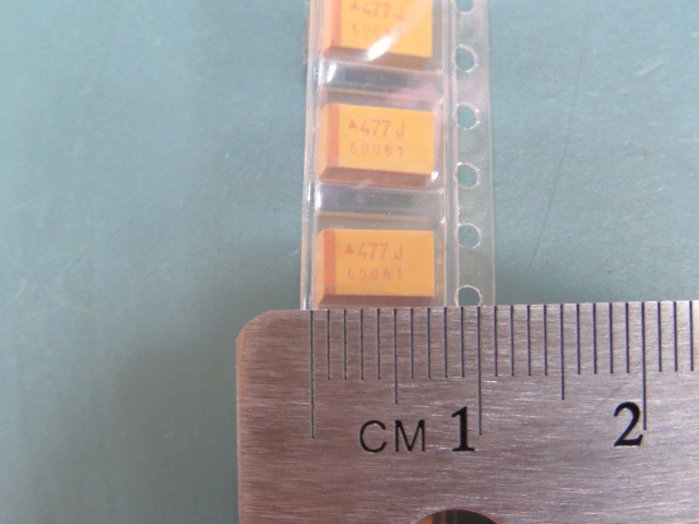 AVX TPSE477K006R0045 Qty of 15 per Lot C 470UF 6V30 10% T TYP E
