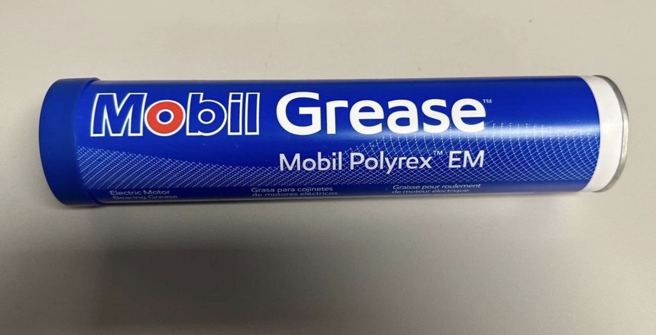 Mobil Polyrex EM ELECTRIC MOTOR GREASE Bearing Blue 13.7 OZ