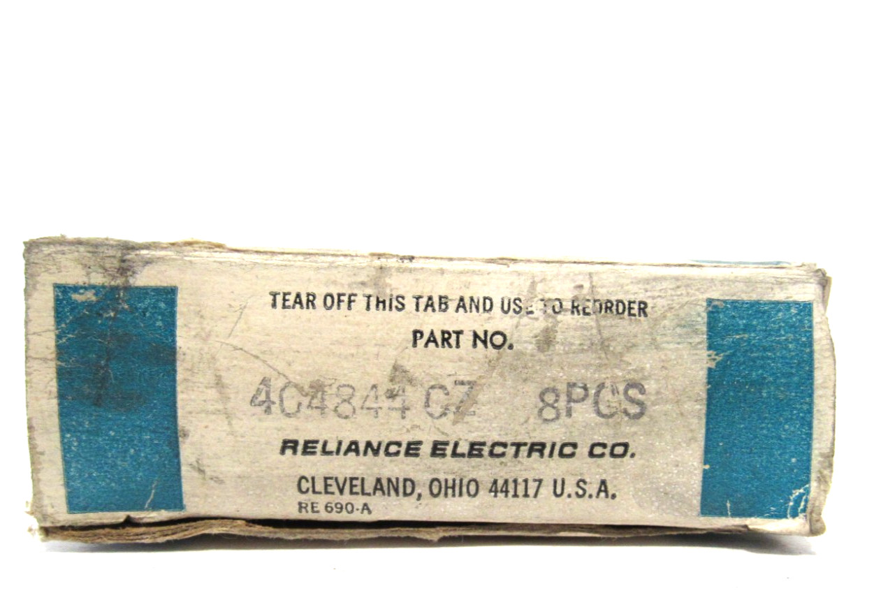 BOX OF 8 NEW RELIANCE ELECTRIC 404844-CZ MOTOR BRUSHES 404844CZ