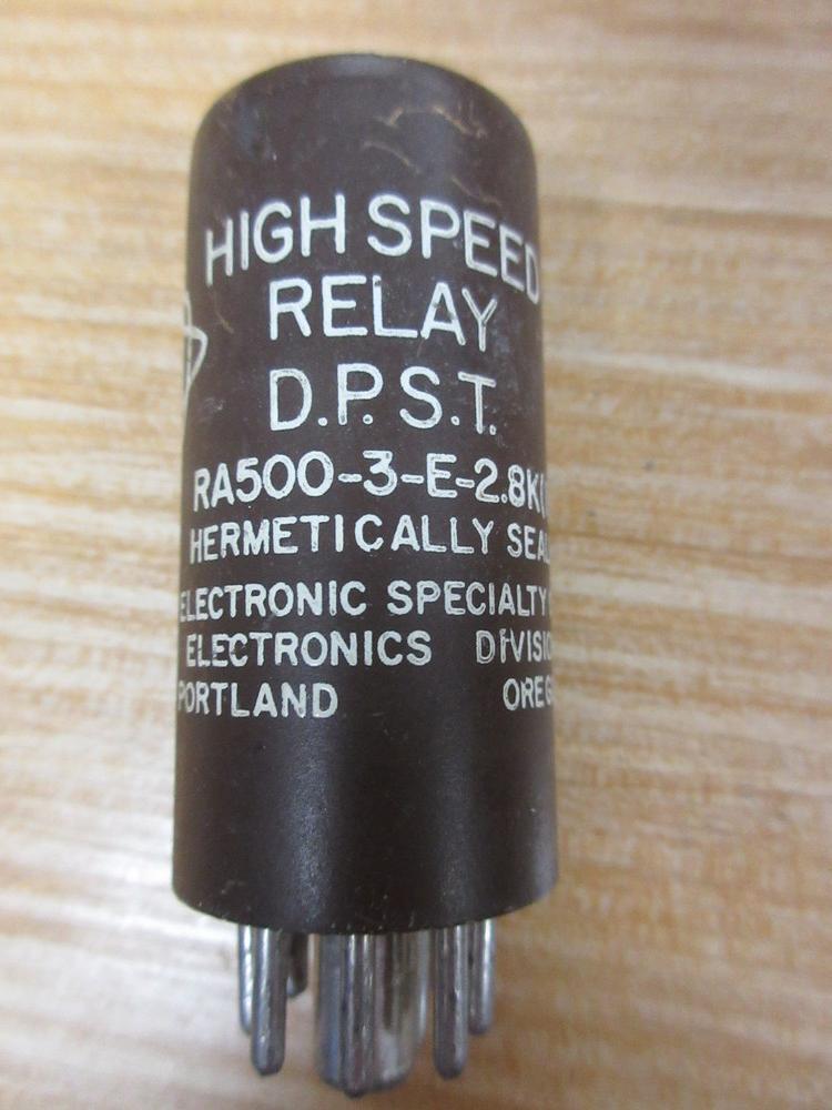 ES RA500-3-E-2.8K(1) High Speed Relay 950008-6