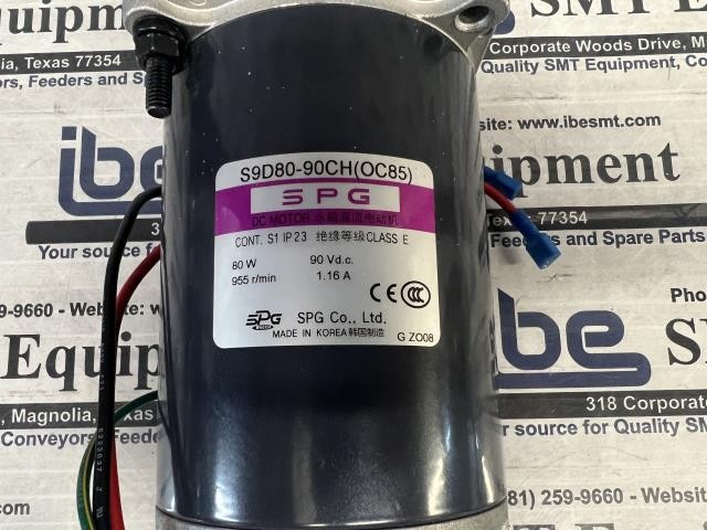 SPG DC Motor & Gear Head – S9D80-90CH OC85 – S9KC200BH-A448 w/Warranty