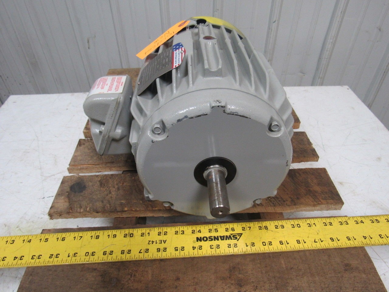 BALDOR AEM3686-4 1-1/2 HP TE 460V 3PH 1750RPM Frm184 AC Motor 7/8″ Shaft NOS