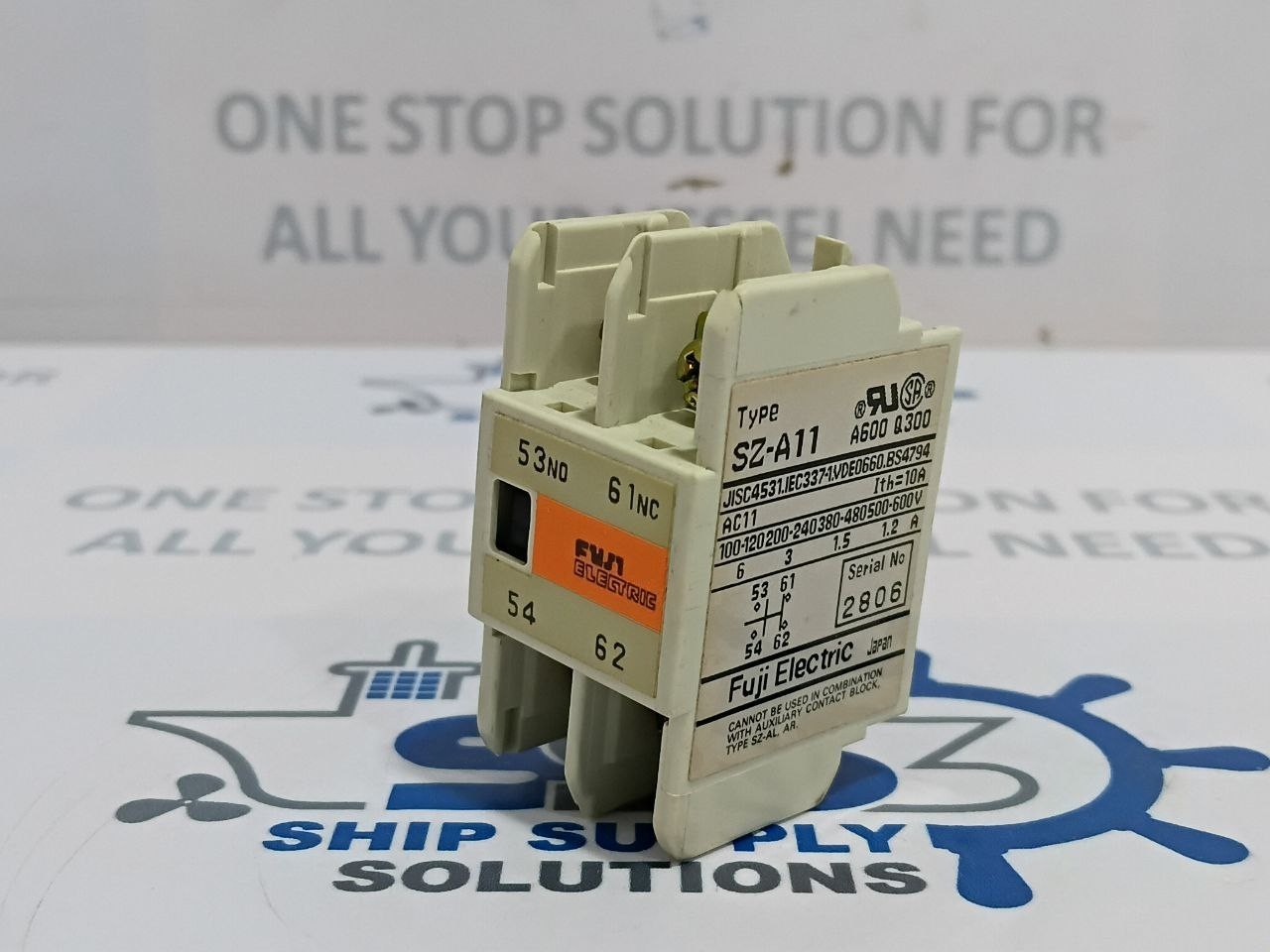 Fuji Electric SZ-A11 Auxiliary Contact Block SZ1A11 AC11 Ith=10A (Unused New)
