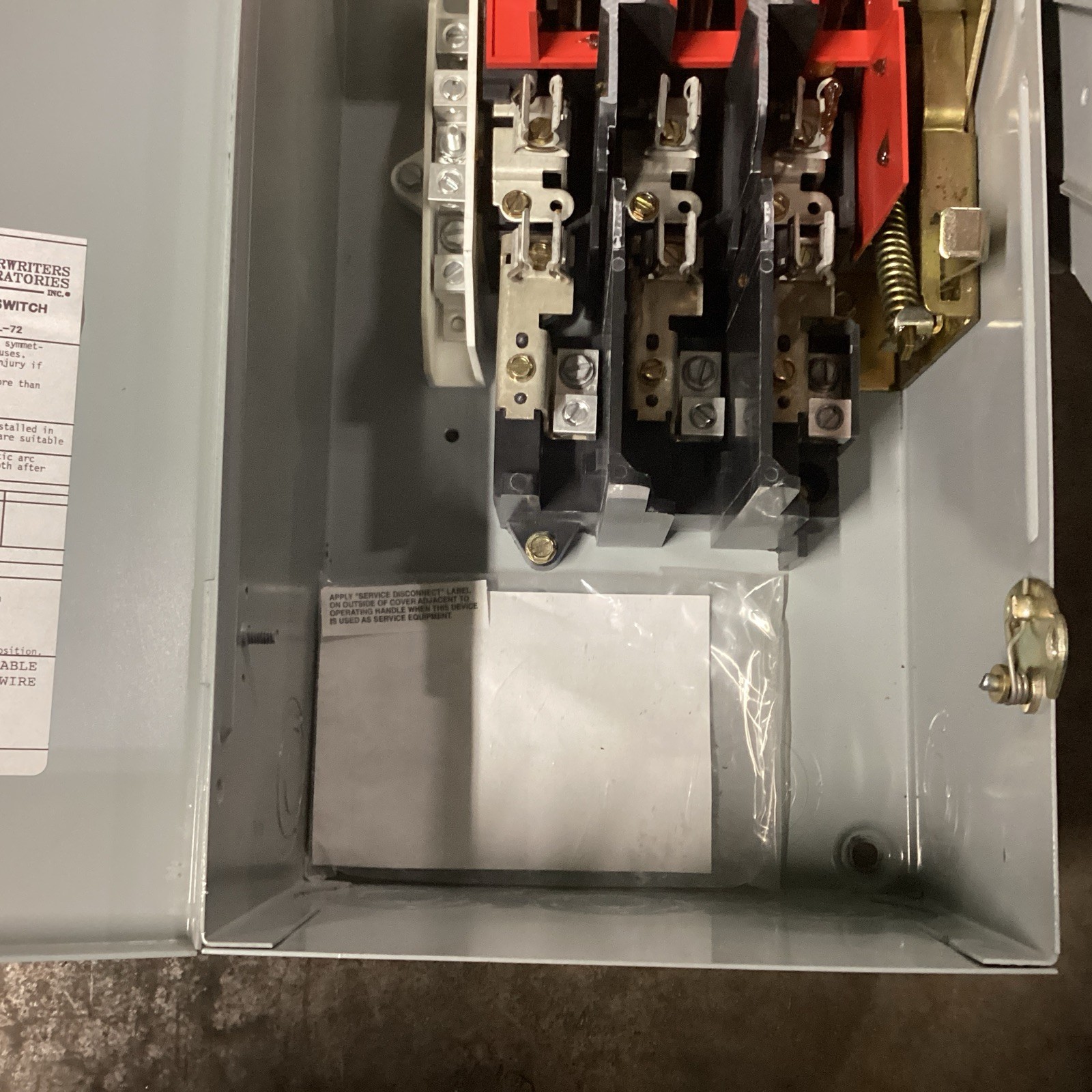 CUTLER HAMMER DH321NGK 30A HEAVY DUTY SAFETY SWITCH #805E91PR6*CO