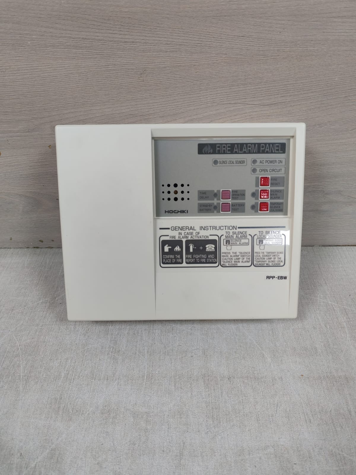 HOCHIKI RPP-EBW / RPP-EBW01Z FIRE ALARM CONTROL PANEL