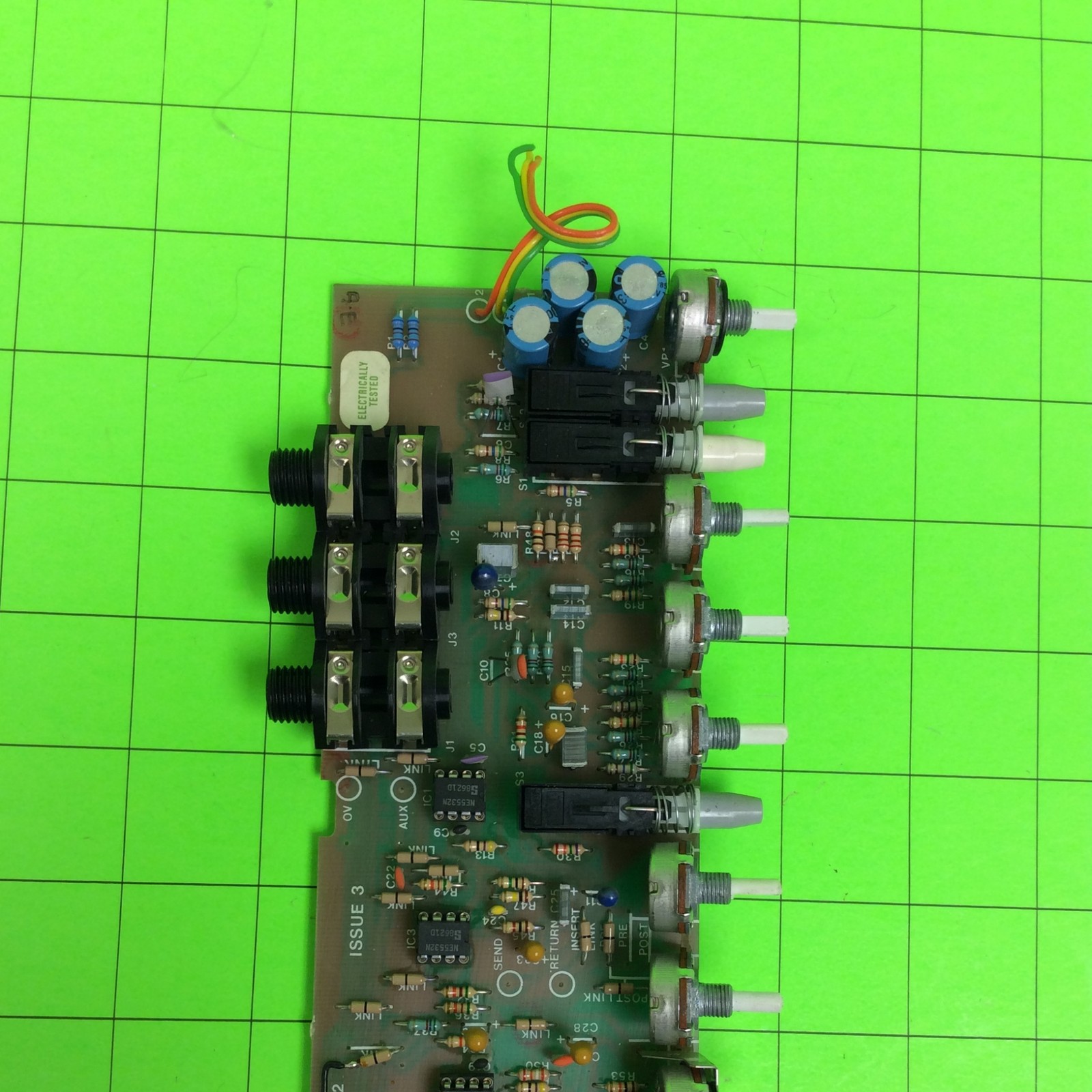 Hill MM1X Audio Mixer Input Board 1 (3 Ports)
