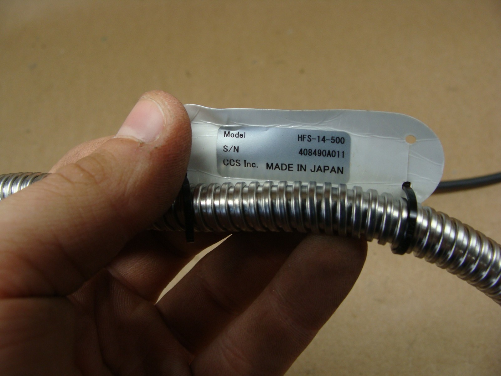 CCS SPOT LIGHT HLV3-22BL-4M W/LIGHT SOURCE HFS-14-500