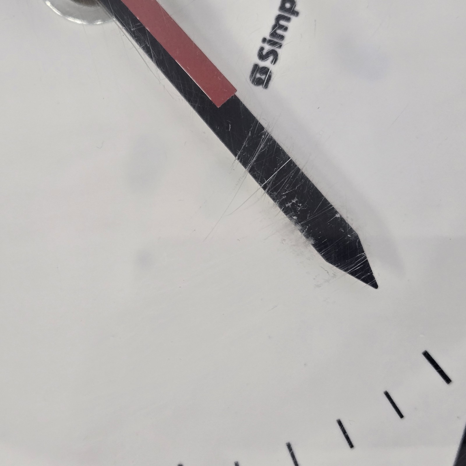 Used Simplex 12″ Synchronized Clock 115VAC 6310-9221 Surface Mount 0643512