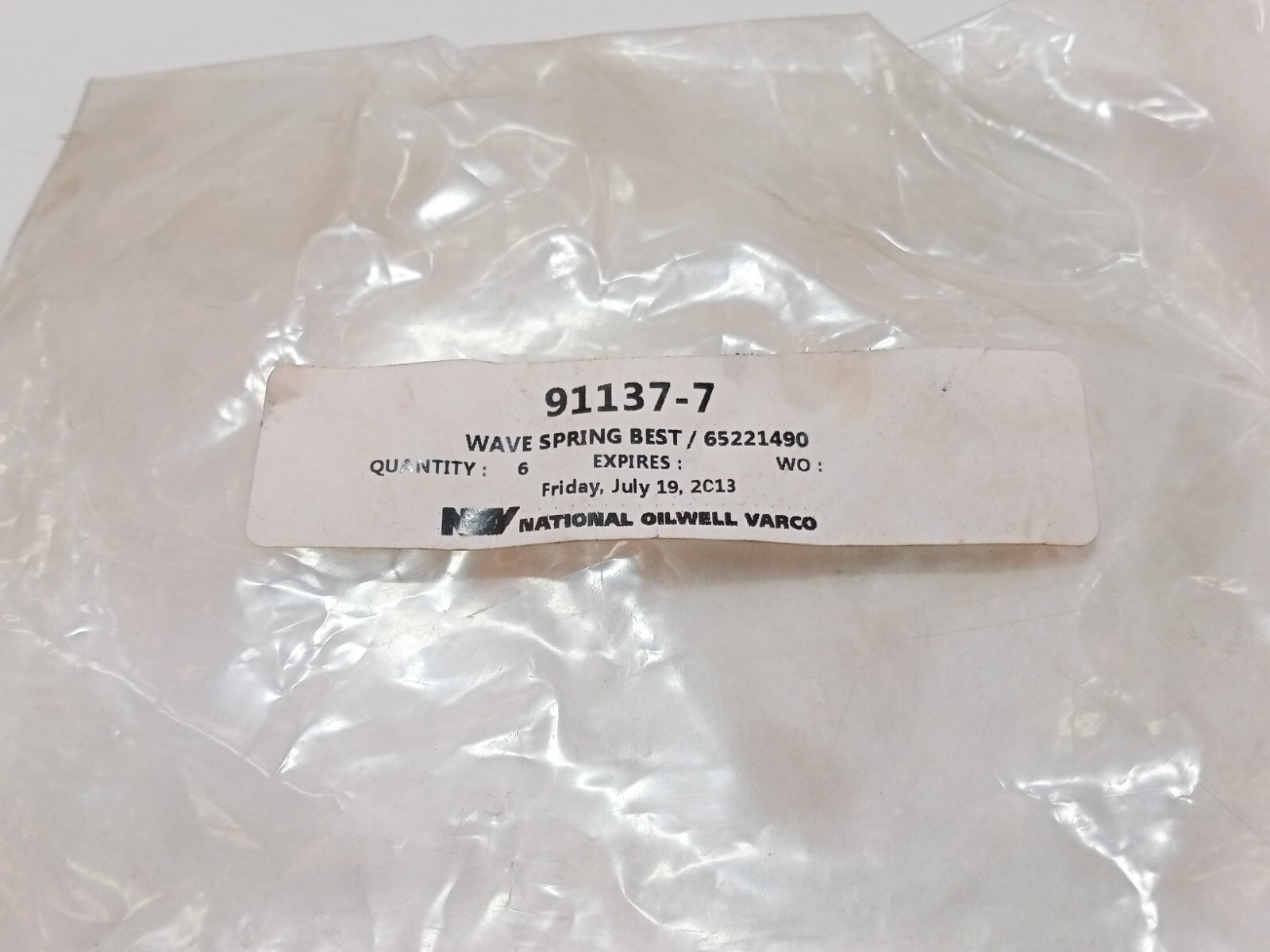 NATIONAL OILWELL VARCO 91137-7 WAVE SPRING BEST/65221490