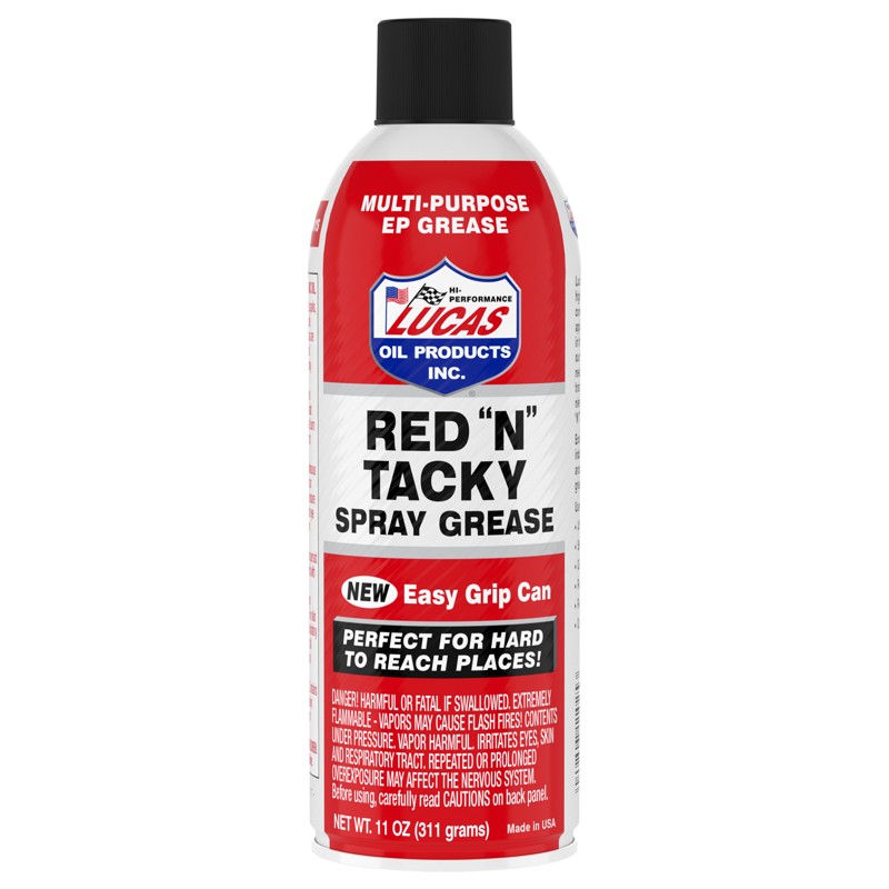 Lucas Oil Products Red “N” Tacky Multi-Purpose Grease 11 oz (Pack of 12)