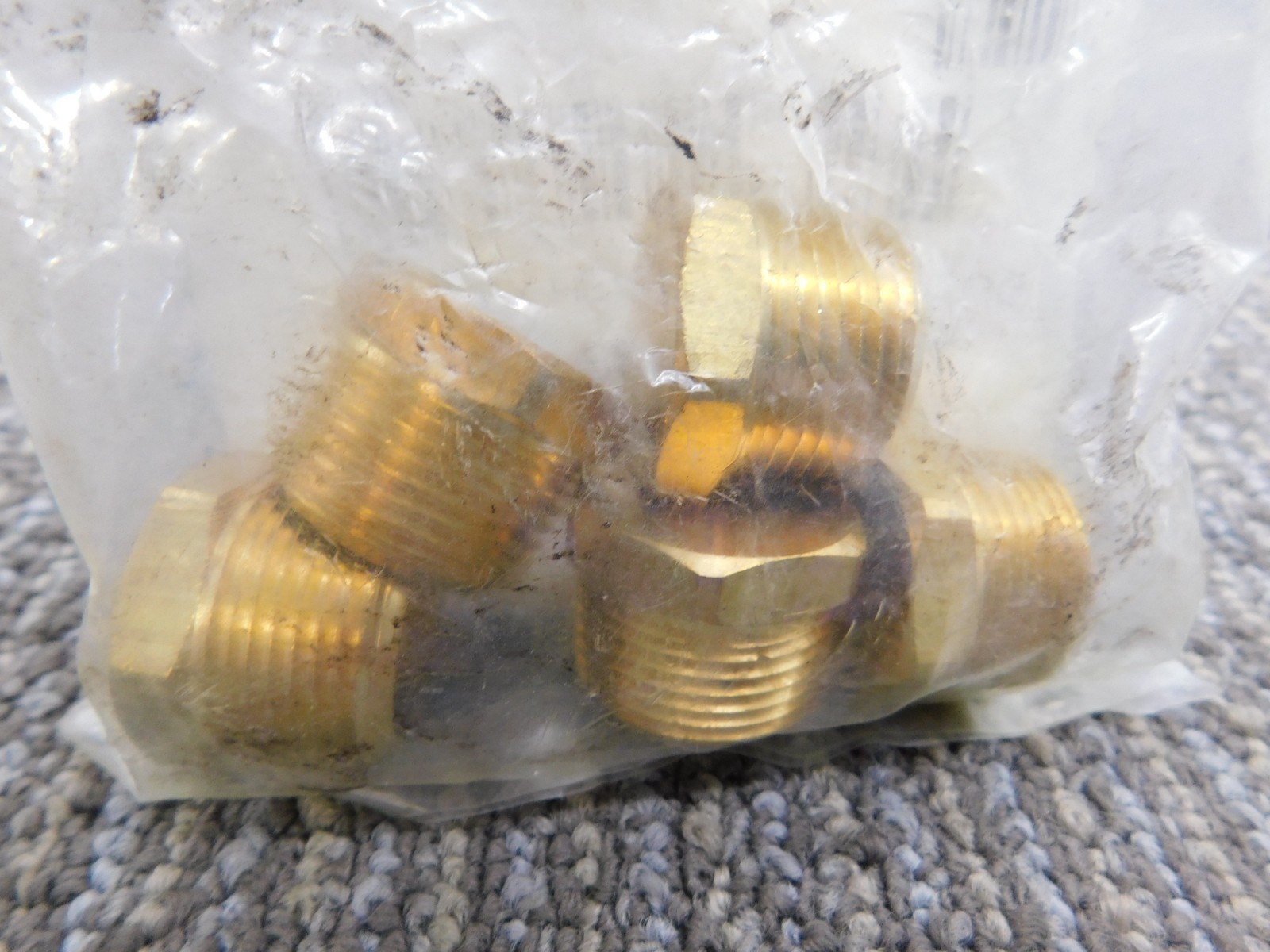 5 Packs – 82257 Lawson Hex Head Plug Brass 3/4-14 Male NPT