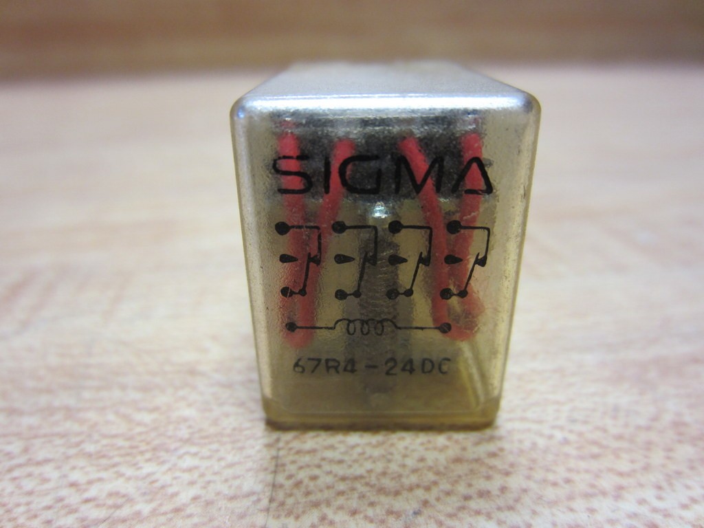 Sigma 67R4-24DC Relay 67R424DC (Pack of 3)