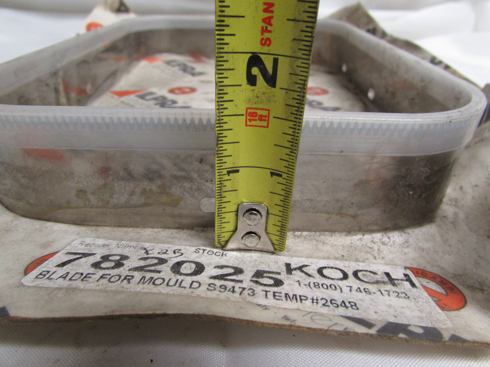 ILPRA KOCH 782025 TRAY FORM MOULD KNIFE/BLADE 9″X7-1/2″X1-1/2″ (LOT OF 2) *NIB*