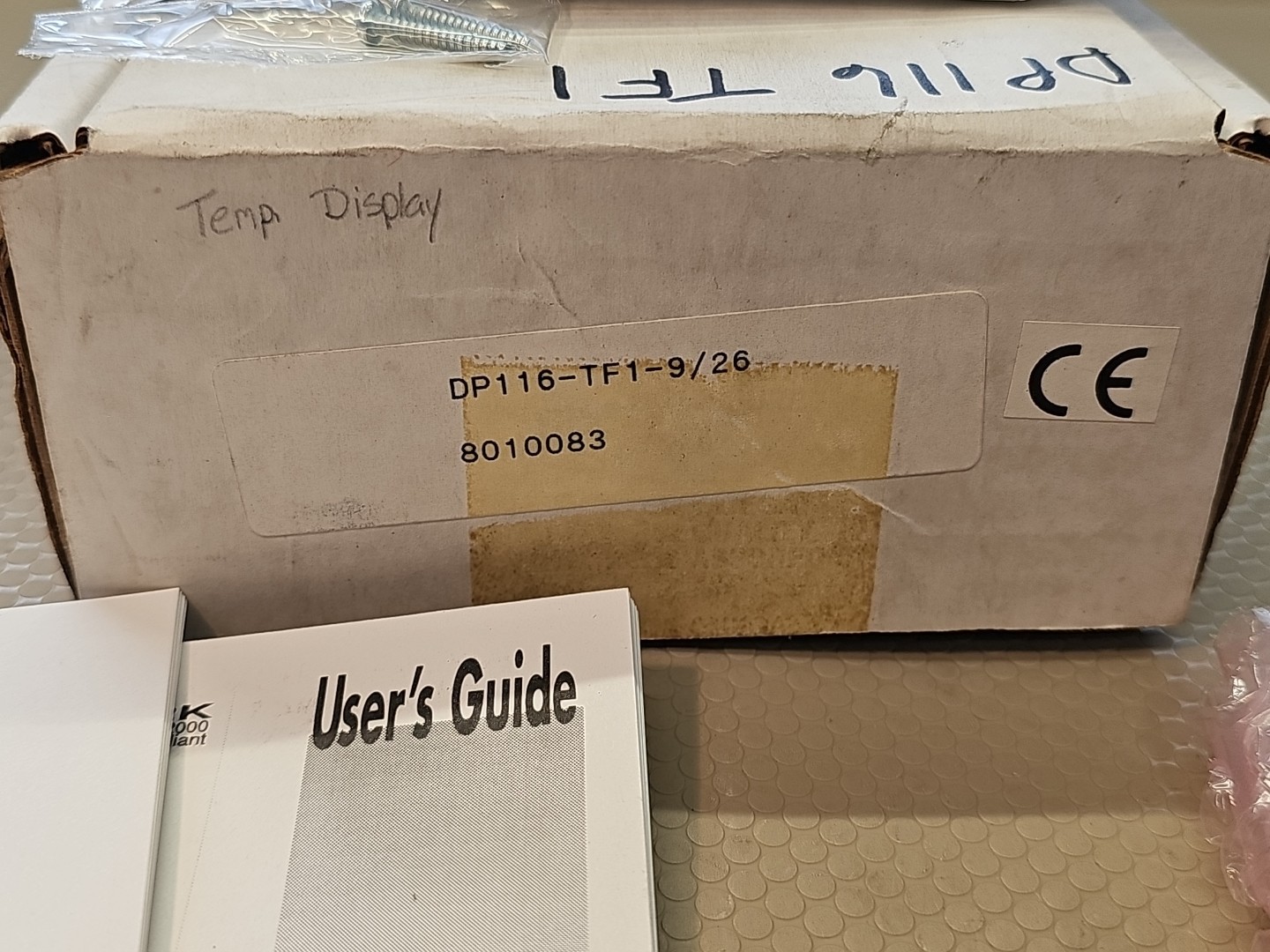 Omega DP116-TF1 Temperature Indicator – NEW