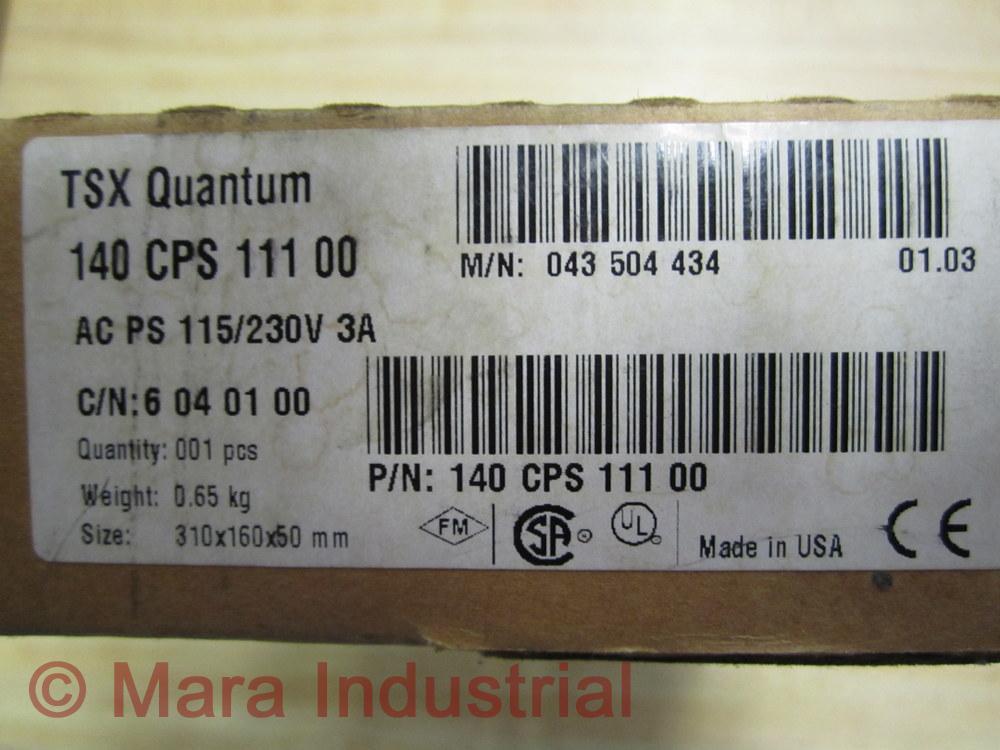 Schneider 140 CPS 111 00 140CPS11100 Power Module 79229