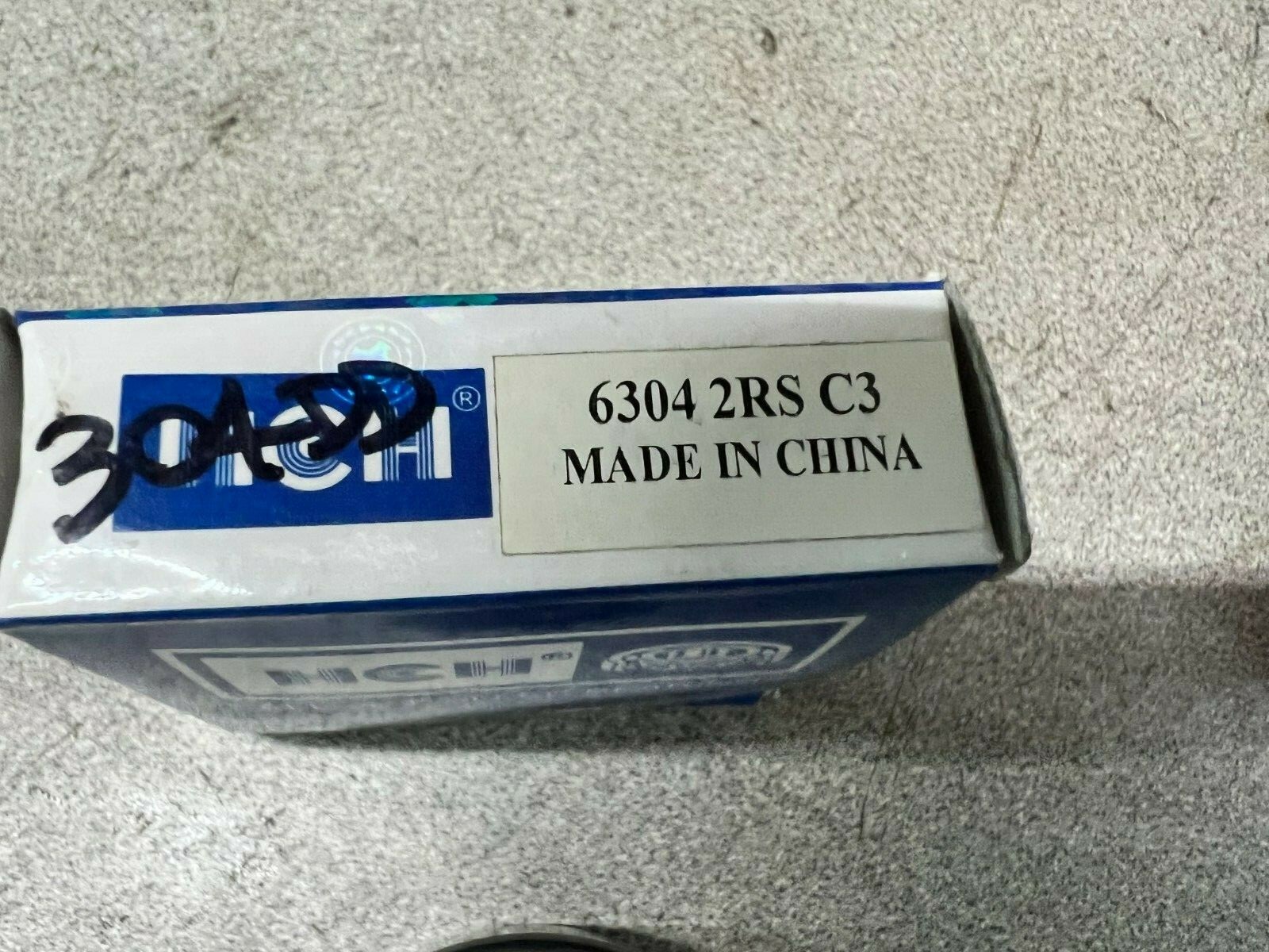 LOT OF 5 NEW IN BOX HCH BALL BEARING 6304 2RS C3