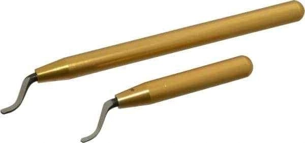 Shaviv 29082 Hand Deburring Tool Set: 2 Pc, HSS Blade Type UB34 & UB38