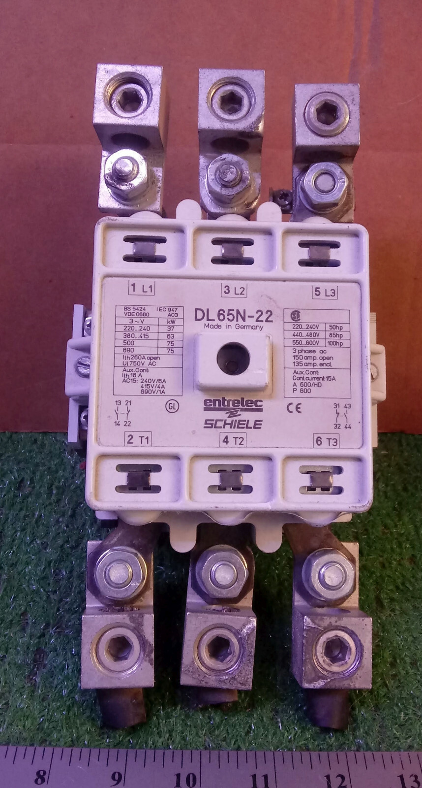 1 USED ENTRELEC SCHIELE DL65N-22 CONTACTOR ***MAKE OFFER***