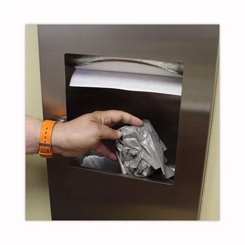 TOLCO Komodo Urinal Mat, Shield-Shaped, Gray Smooth Surface, 18″ x 20″, 6/Carton