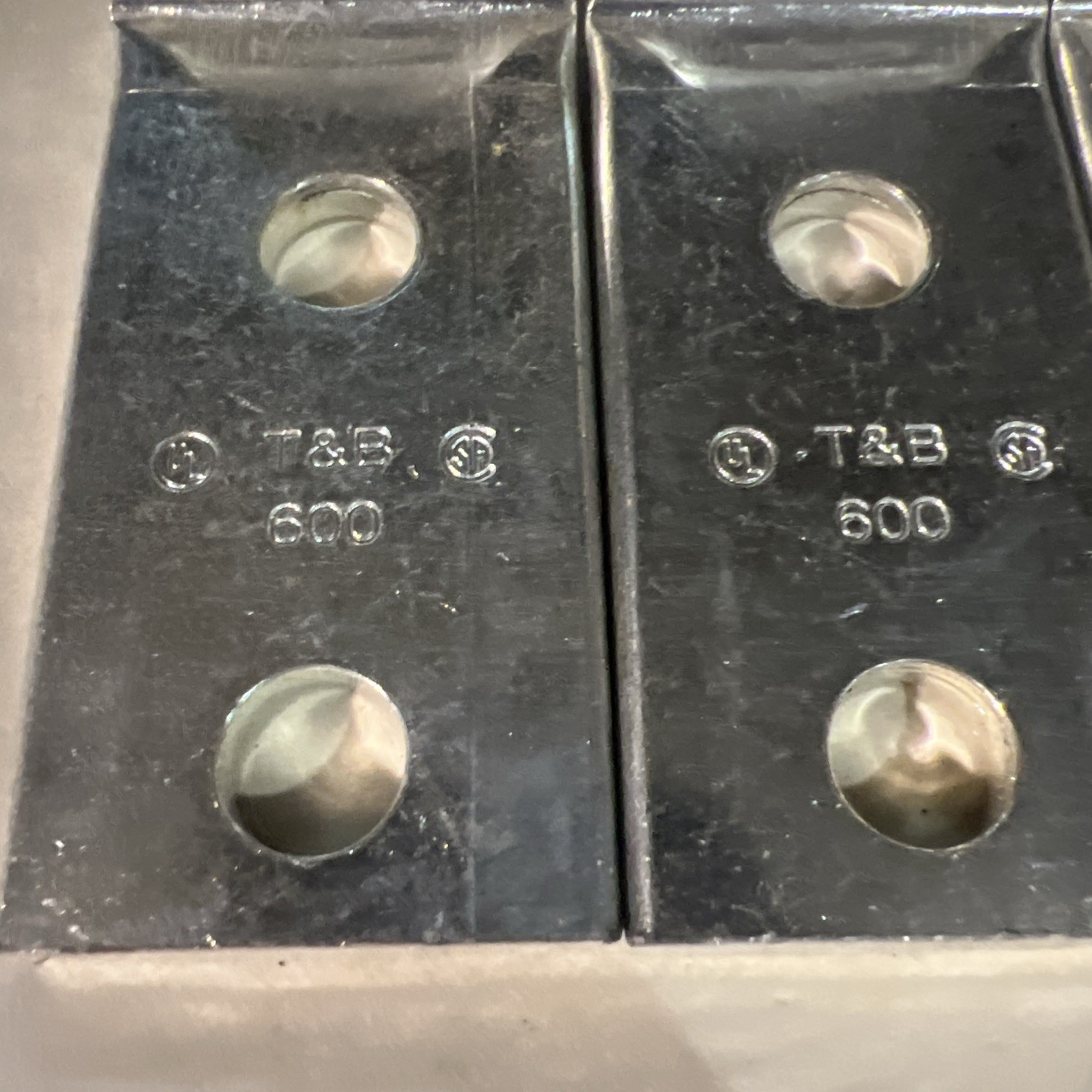 T&B 600 94 GREEN DIE 1″ SINGLE BOLT COMPRESION LOT OF 5