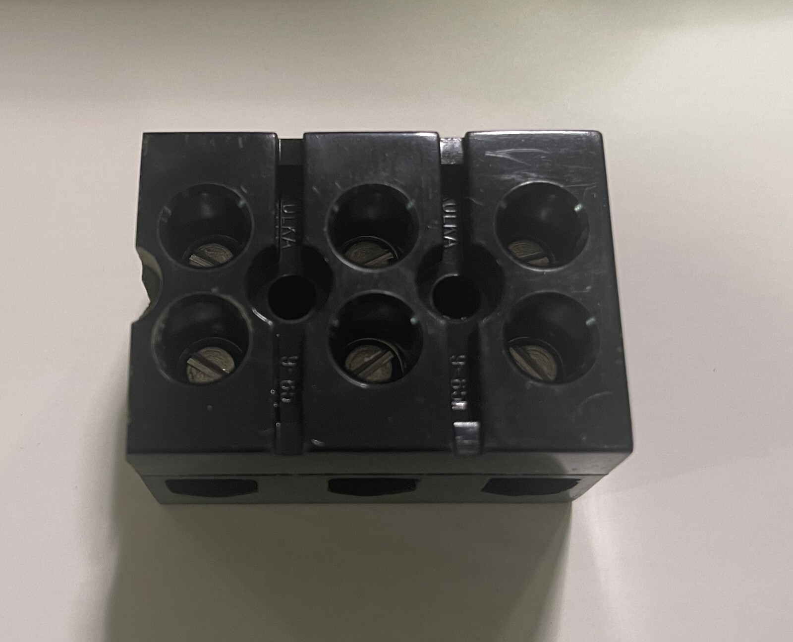 NEW 10 pcs MARATHON / KULKA 985-GP-03 Heavy Duty Terminal Block 6P 600V 4-18AWG
