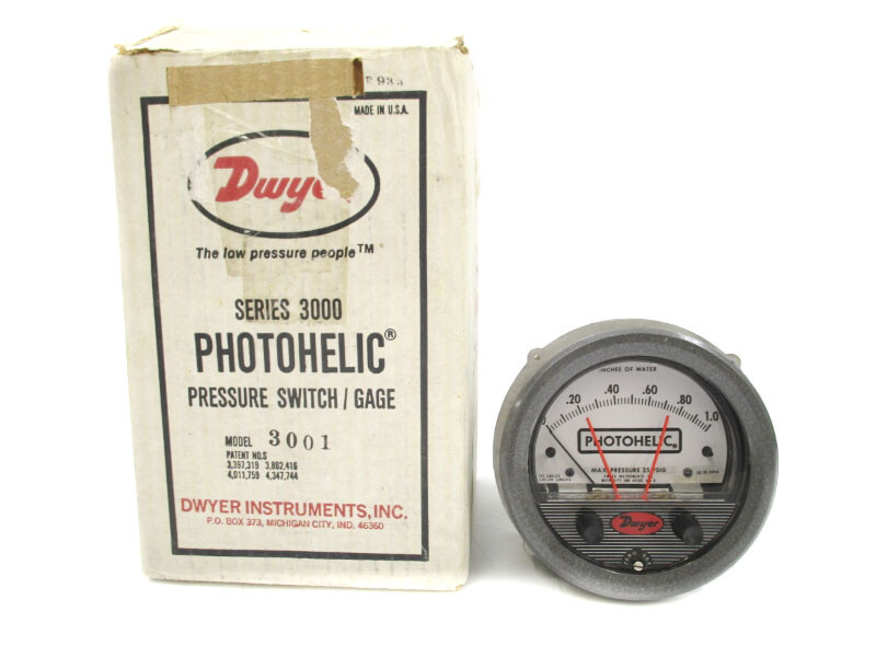 DWYER 3001C 117V 10A 25PSI NSMP