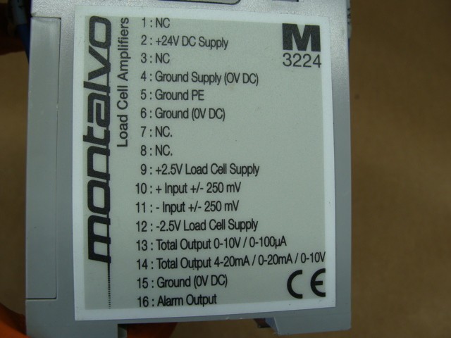 MONTALVO LOAD CELL AMPLIFIER M3224 11000898 24VDC 4W