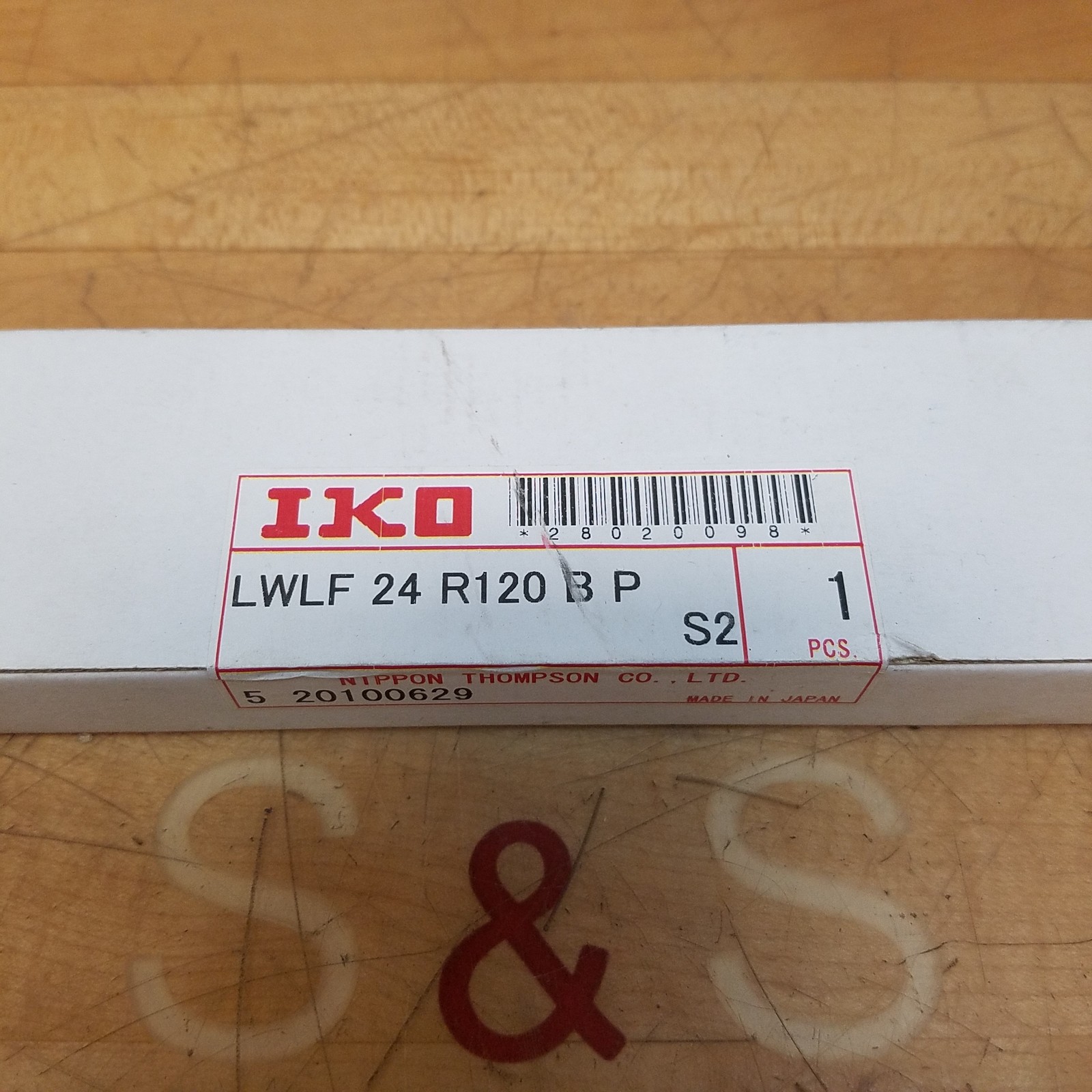 IKO LWLF 24 R120 BP Linear Slide Rails – NEW