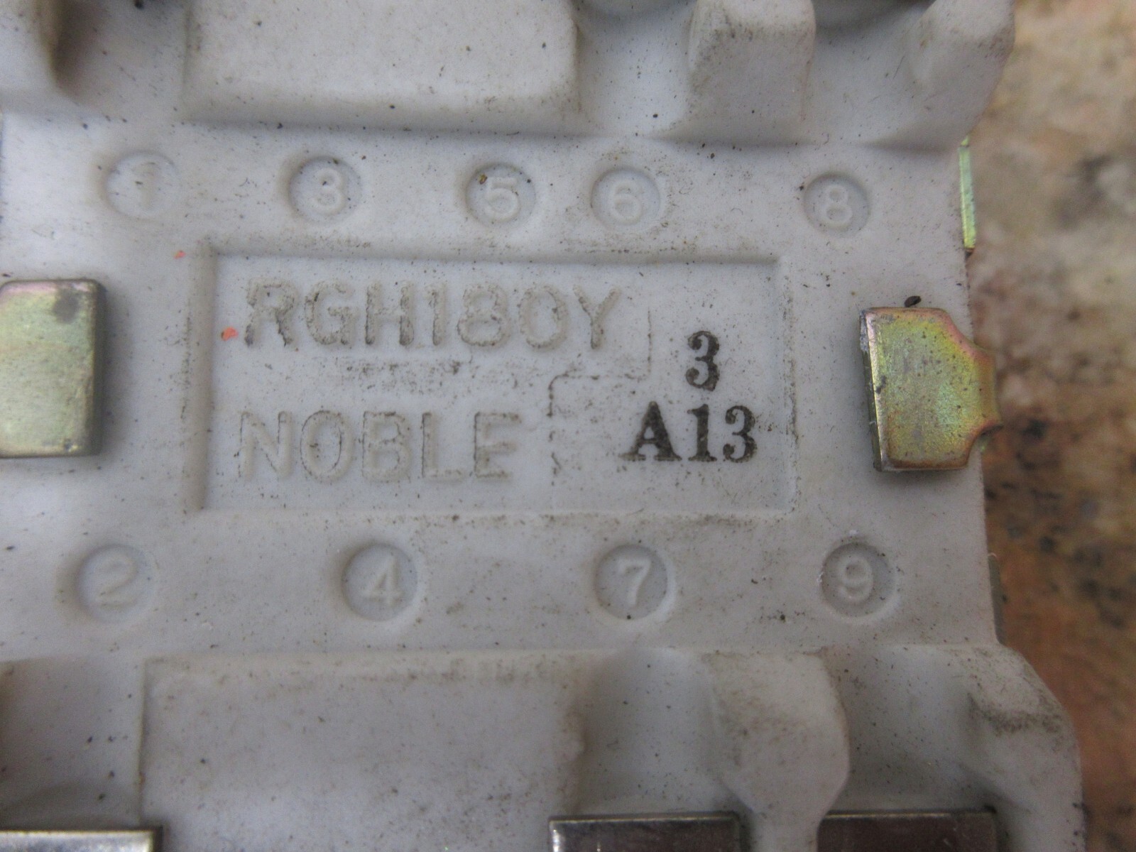 NOBLE CONTACTOR RGH180Y 3 A13 RESISTOR ASSEMBLY MODULE EACH 1