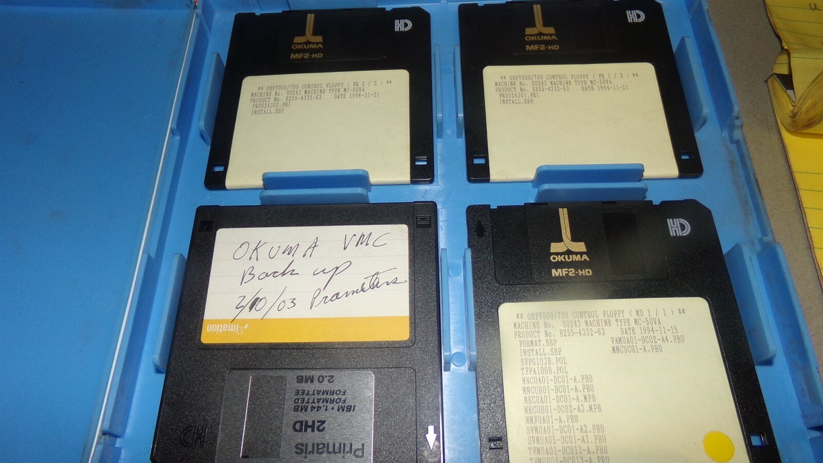 Okuma E8048-090-426-1 CNC Micro Floppy Disc Case *FREE SHIPPING*