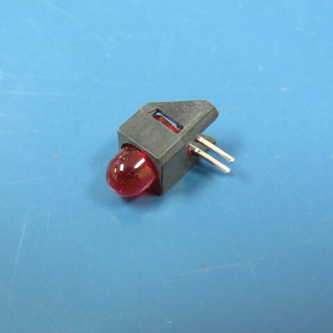 AVAGO HLMP-3301-F00B2 Qty of 100 per Lot LED CBI 5MM RED RA HOUSING