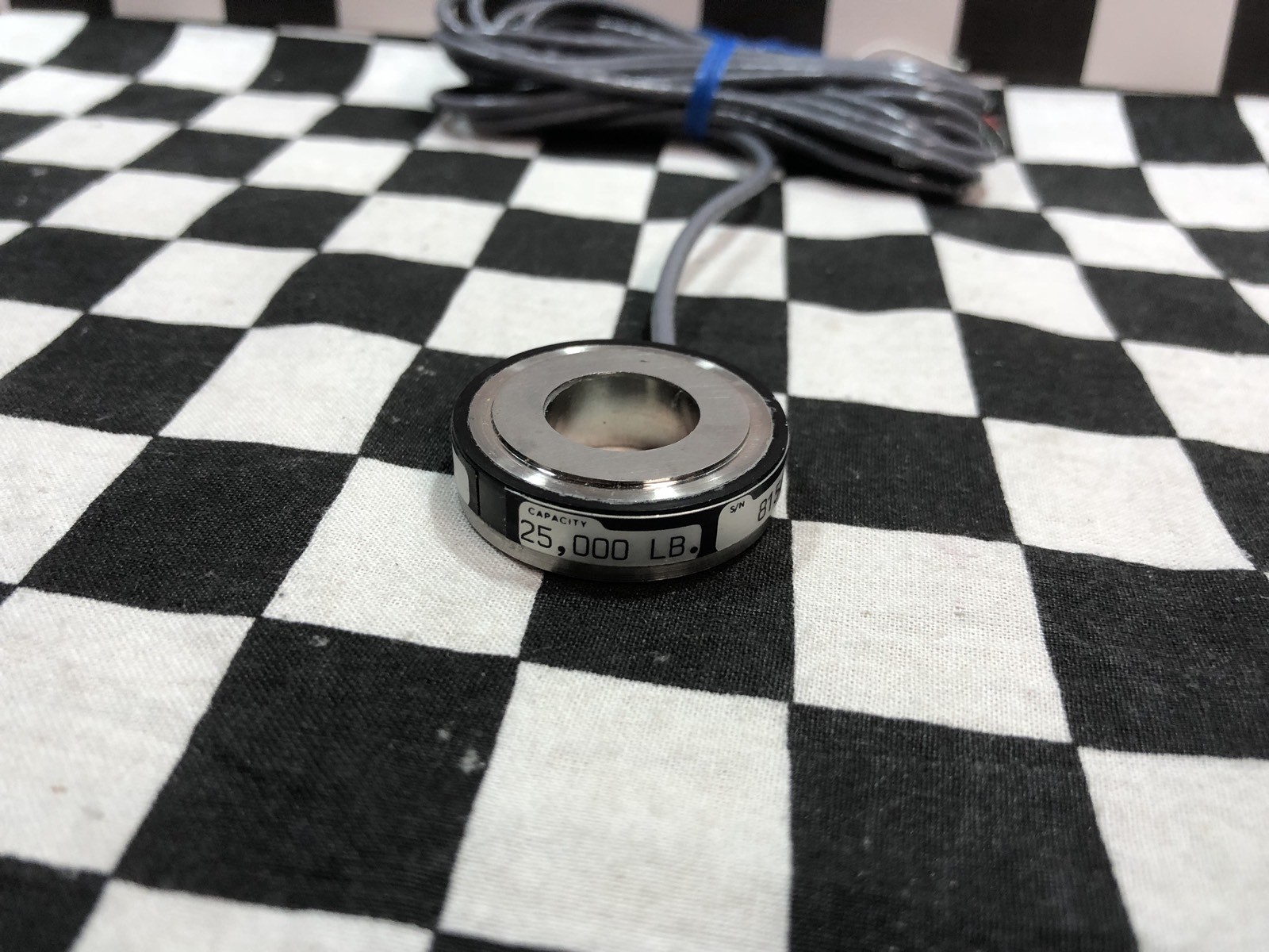 Transducer Techniques LW-25, Compression Calibration 25,000 lb, LW0-25 #1219C6
