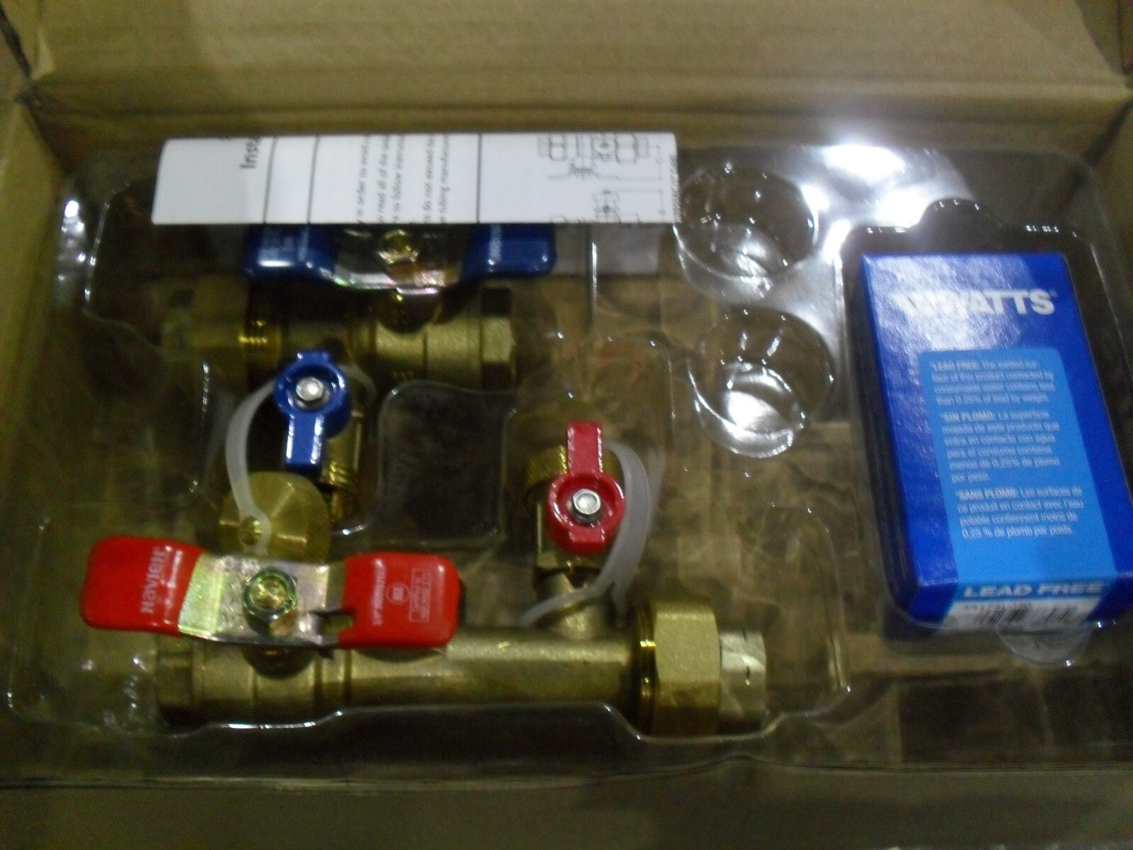 Navien 30009323A 3/4″ Lead free Water heater Plumb easy valve set