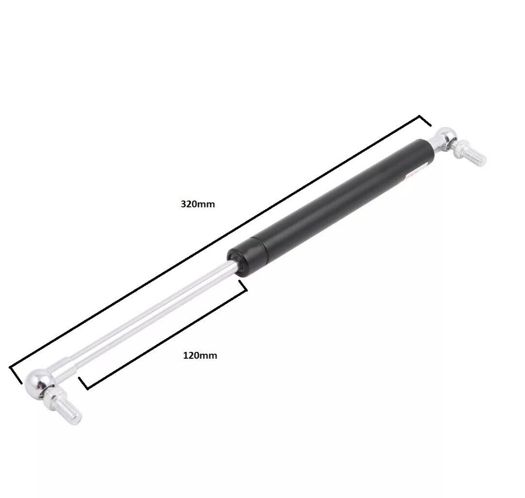 320mm M8 Thread 300N/67 Ibs Force Ball Joint Strut Support Gas Spring (60ct)