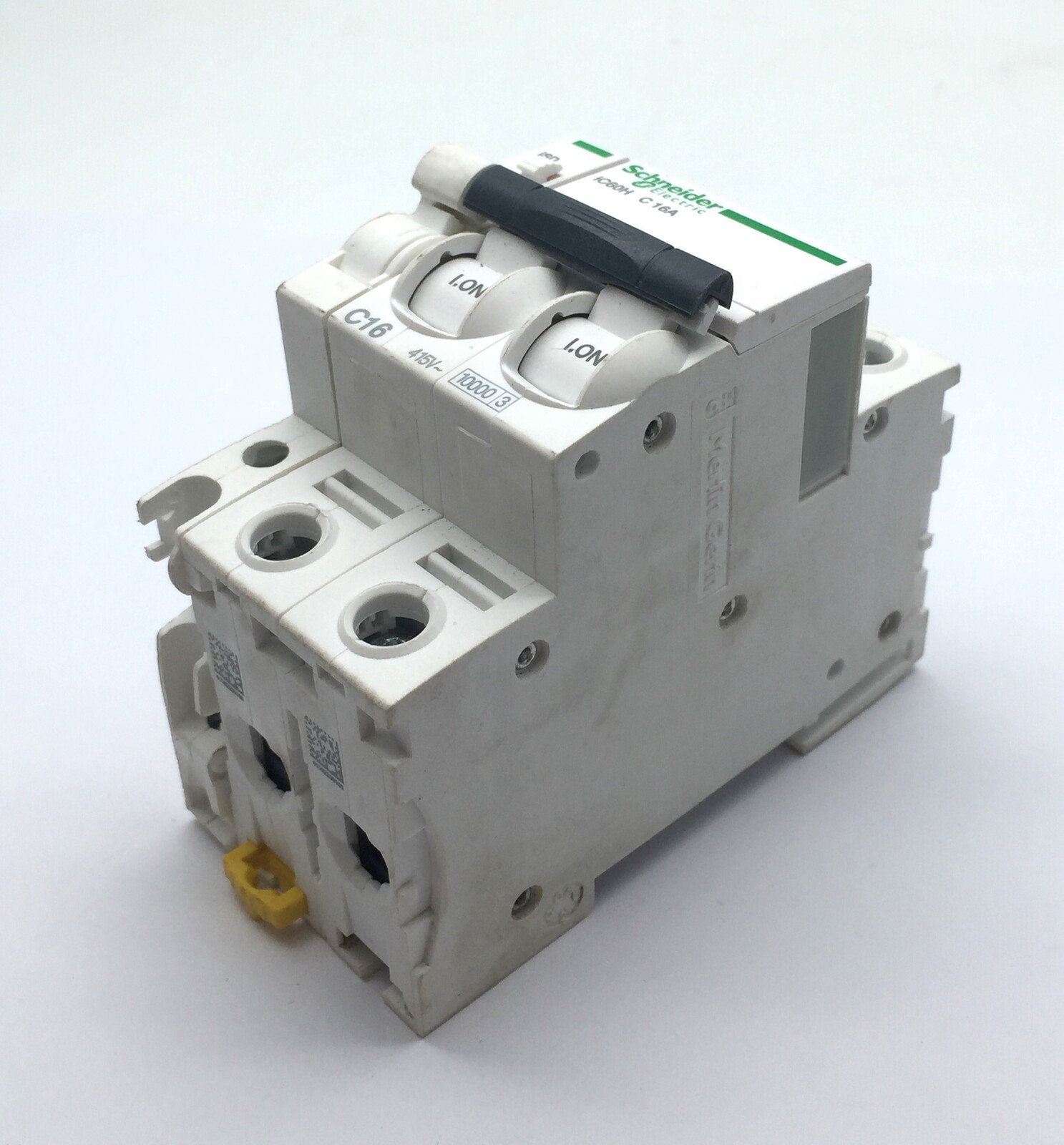 Schneider DD-2015-W25-2-2 MCB 2P C16A 415V Aux Fault Contact iSD DD15173