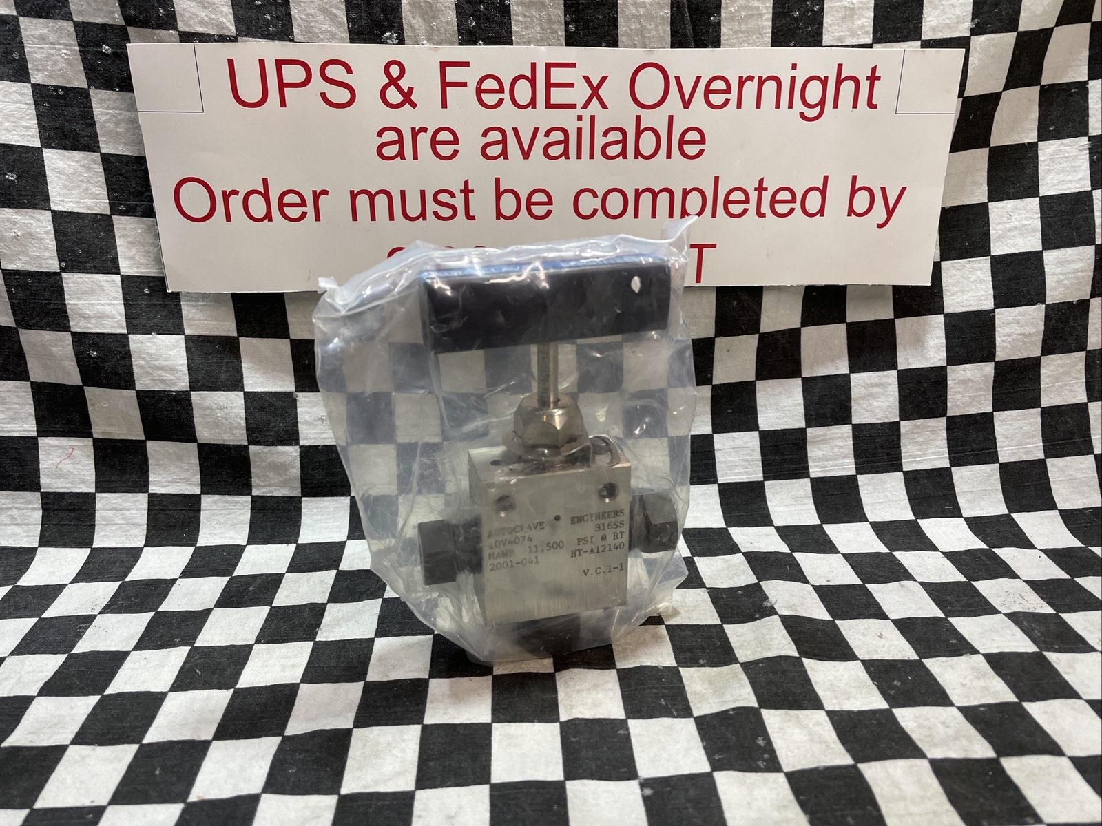 Autoclave engineers Needle Valve 1/4″, 10V4074, 2001-041, HT-A12140, #1217E11