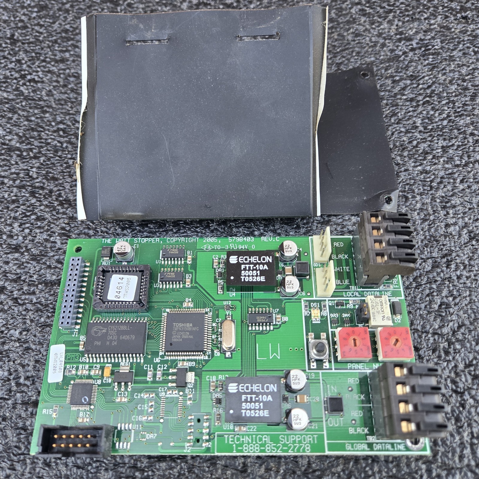 Legrand Wattstopper Board 579B403 Rev 3 Local/Global Dataline Interface & Shield