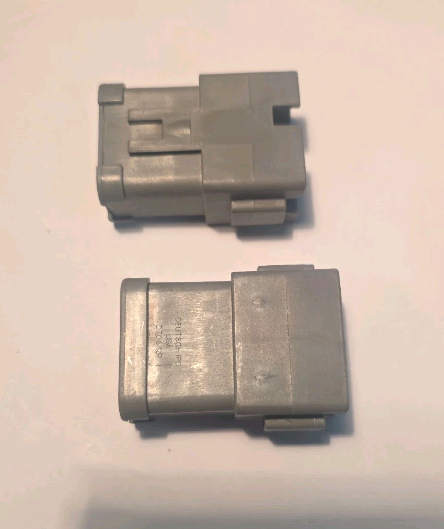 (2 Pcs) TE Connectivity Deutsch DT04-12PA-P0275 Plug New Free Shipping
