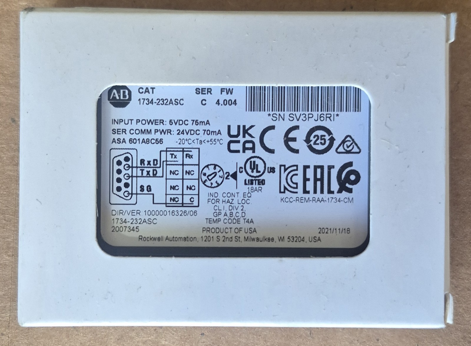 ALLEN BRADLEY 1734-232ASC