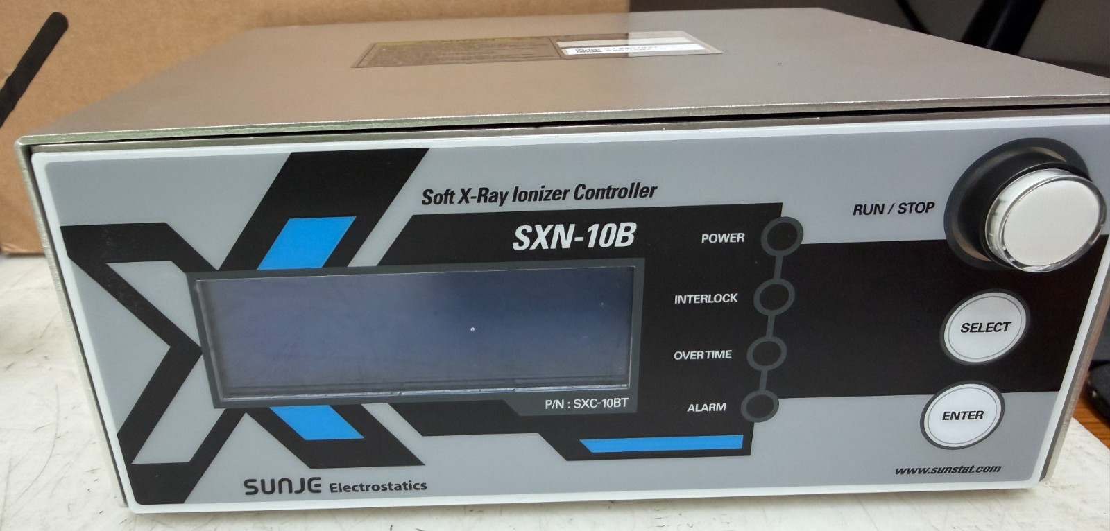NEW SUNJE ELECTROSTATICS SXN-10B 100-240V SOFT X-RAY IONIZER CONTROLLER SXC-10BT
