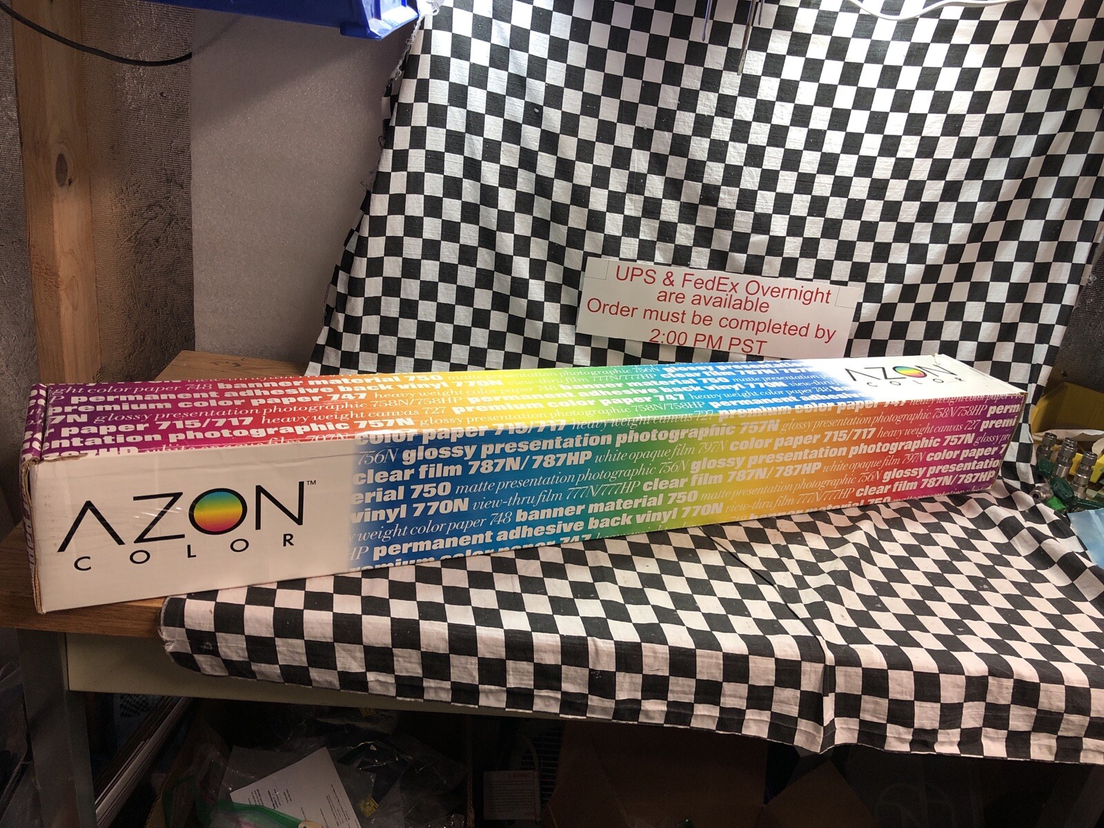 AZON COLOR GLOSSY PRESENTATION 758N, 7MIL X 36″ X 100 FT, N231461123 SHIPSAMEDAY