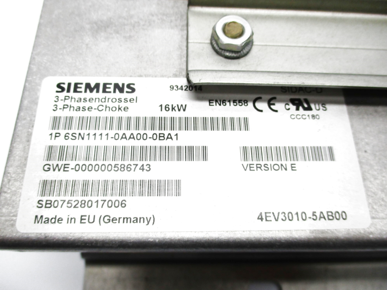SIEMENS 6SN1111-0AA00-0BA1 NSNP