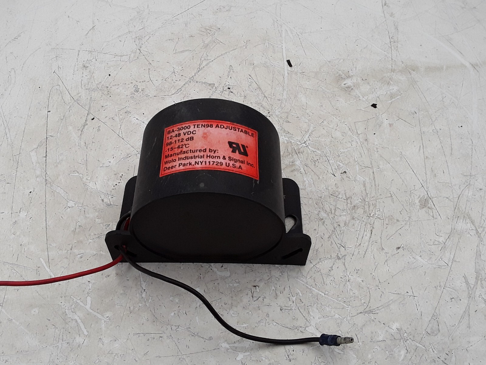 Wolo BA-3000 TEN98 Alarm