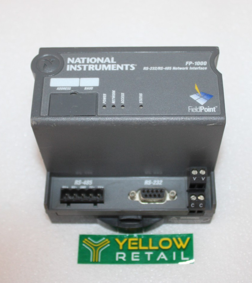 NATIONAL INSTRUMENTS FP-1000 FIELDPOINT NETWORK INTERFACE MODULE 184120F-01