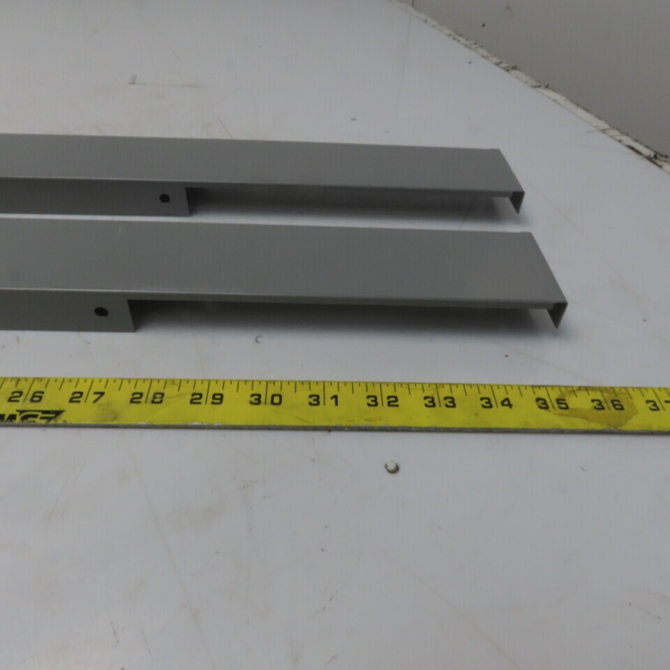 Stanley Vidmar 5-100-340-21 30″ Cabinet Metal Base Cover Gray Lot of 2